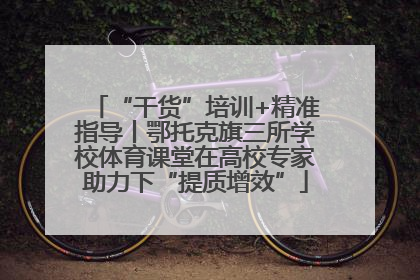 “干货”培训+精准指导丨鄂托克旗三所学校体育课堂在高校专家助力下“提质增效”