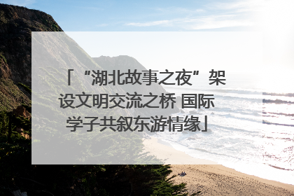 “湖北故事之夜”架设文明交流之桥 国际学子共叙东游情缘