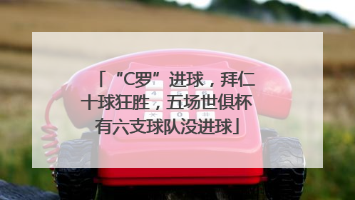 “C罗”进球，拜仁十球狂胜，五场世俱杯有六支球队没进球