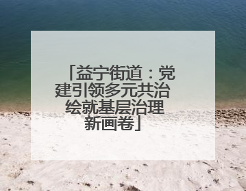 益宁街道：党建引领多元共治 绘就基层治理新画卷