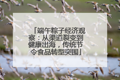 端午粽子经济观察：从渠道裂变到健康出海，传统节令食品转型突围
