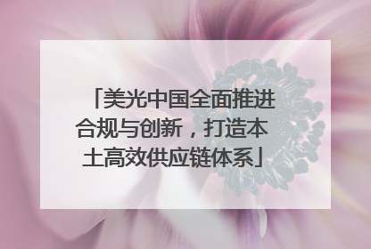 美光中国全面推进合规与创新，打造本土高效供应链体系