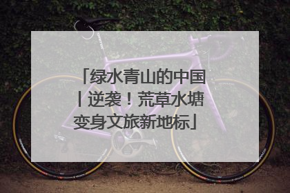 绿水青山的中国丨逆袭！荒草水塘变身文旅新地标