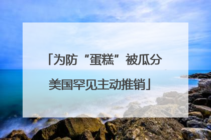 为防“蛋糕”被瓜分 美国罕见主动推销