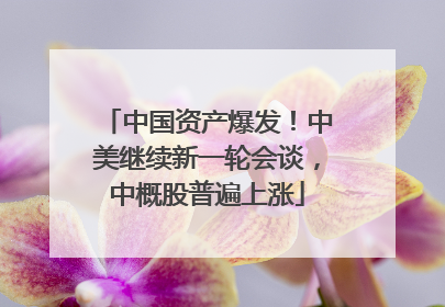 中国资产爆发！中美继续新一轮会谈，中概股普遍上涨