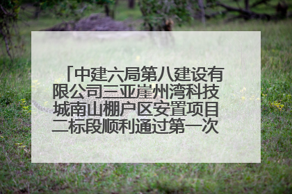 中建六局第八建设有限公司三亚崖州湾科技城南山棚户区安置项目二标段顺利通过第一次主体结构验收
