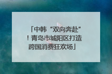 中韩“双向奔赴”！青岛市城阳区打造跨国消费狂欢场