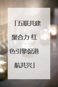 五联共建聚合力 红色引擎促港航共兴