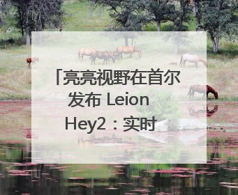 亮亮视野在首尔发布 Leion Hey2：实时翻译让世界“听”中国话