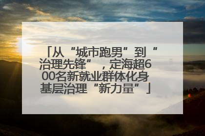 从“城市跑男”到“治理先锋”，定海超600名新就业群体化身基层治理“新力量”