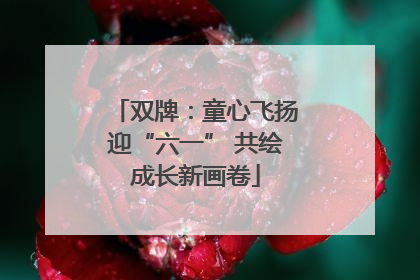双牌：童心飞扬迎“六一” 共绘成长新画卷