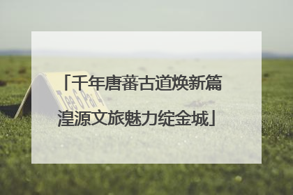 千年唐蕃古道焕新篇 湟源文旅魅力绽金城