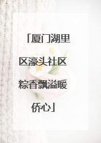 厦门湖里区濠头社区粽香飘溢暖侨心