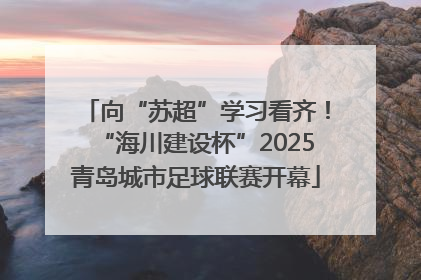 向“苏超”学习看齐！“海川建设杯”2025青岛城市足球联赛开幕