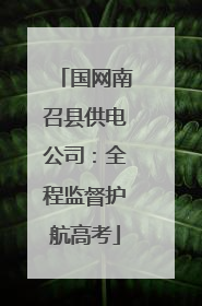 国网南召县供电公司：全程监督护航高考