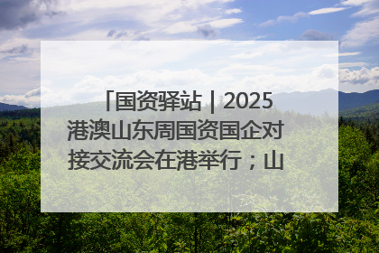 国资驿站｜2025港澳山东周国资国企对接交流会在港举行；山东黄金成功在境外发行3亿美元绿色债券