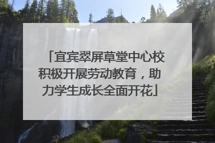 宜宾翠屏草堂中心校积极开展劳动教育，助力学生成长全面开花
