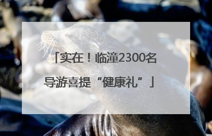 实在！临潼2300名导游喜提“健康礼”