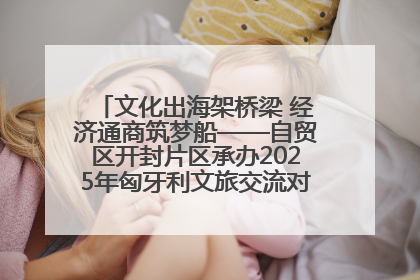 文化出海架桥梁 经济通商筑梦船——自贸区开封片区承办2025年匈牙利文旅交流对接活动专场