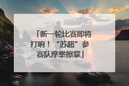 新一轮比赛即将打响！“苏超”参赛队摩拳擦掌