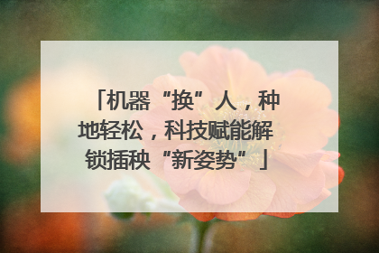 机器“换”人，种地轻松，科技赋能解锁插秧“新姿势”