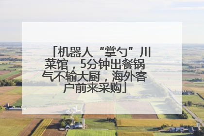 机器人“掌勺”川菜馆，5分钟出餐锅气不输大厨，海外客户前来采购
