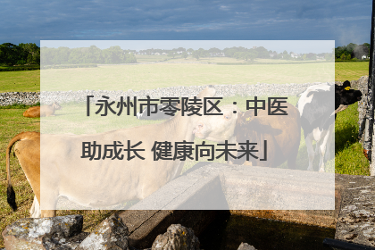 永州市零陵区：中医助成长 健康向未来
