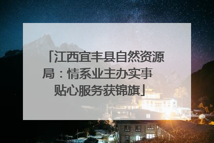 江西宜丰县自然资源局：情系业主办实事 贴心服务获锦旗