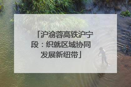 沪渝蓉高铁沪宁段：织就区域协同发展新纽带