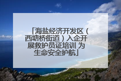 海盐经济开发区（西塘桥街道）入企开展救护员证培训 为生命安全护航