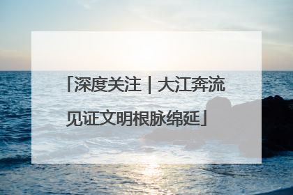 深度关注｜大江奔流见证文明根脉绵延