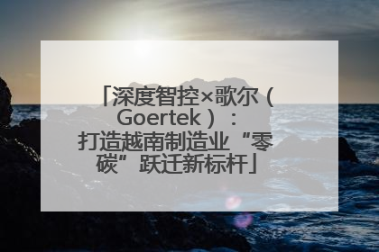 深度智控×歌尔（Goertek）：打造越南制造业“零碳”跃迁新标杆