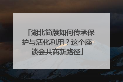 湖北简牍如何传承保护与活化利用？这个座谈会共商新路径
