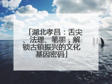 湖北孝昌：舌尖、法理、笔墨，解锁古镇振兴的文化基因密码