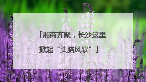 湘商齐聚，长沙这里掀起“头脑风暴”