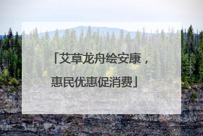 艾草龙舟绘安康，惠民优惠促消费