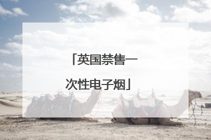 英国禁售一次性电子烟