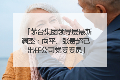 茅台集团领导层最新调整：向平、张贵超已出任公司党委委员