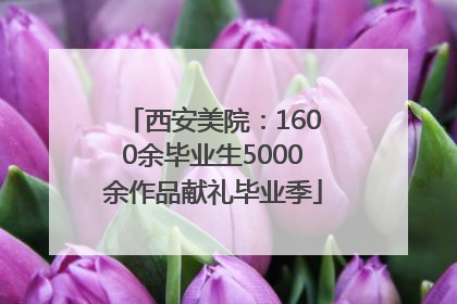 西安美院：1600余毕业生5000余作品献礼毕业季