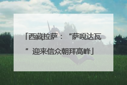 西藏拉萨：“萨嘎达瓦”迎来信众朝拜高峰