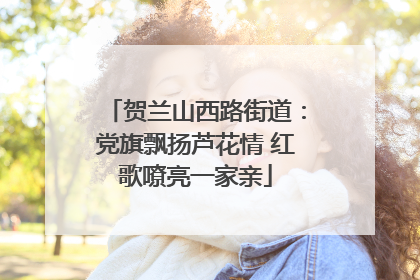 贺兰山西路街道：党旗飘扬芦花情 红歌嘹亮一家亲