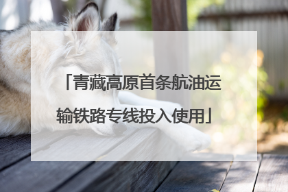 青藏高原首条航油运输铁路专线投入使用