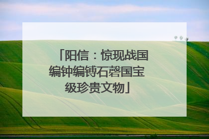阳信:惊现战国编钟编镈石磬国宝级珍贵文物