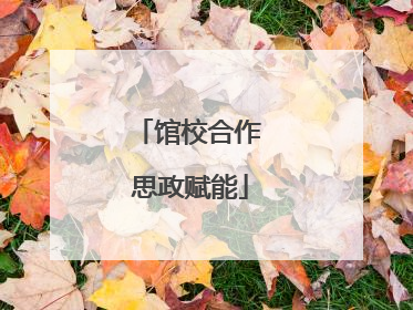 馆校合作 思政赋能