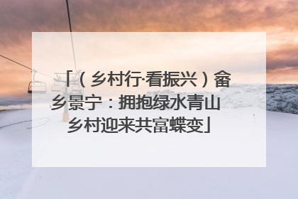 （乡村行·看振兴）畲乡景宁：拥抱绿水青山 乡村迎来共富蝶变