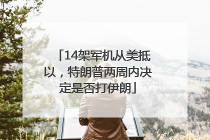 14架军机从美抵以，特朗普两周内决定是否打伊朗