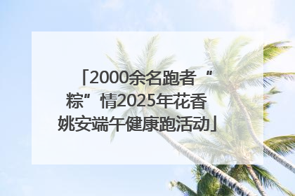 2000余名跑者“粽”情2025年花香姚安端午健康跑活动