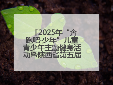 2025年“奔跑吧·少年”儿童青少年主题健身活动暨陕西省第五届少儿体育嘉年华活动启动