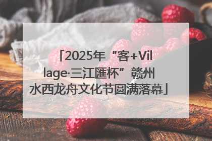2025年“客+Village·三江匯杯”赣州水西龙舟文化节圆满落幕