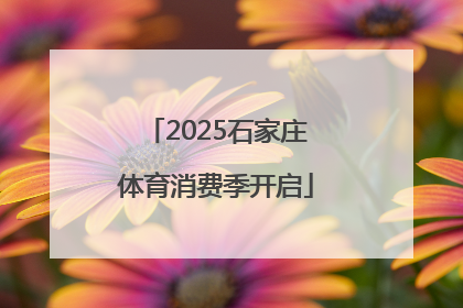 2025石家庄体育消费季开启